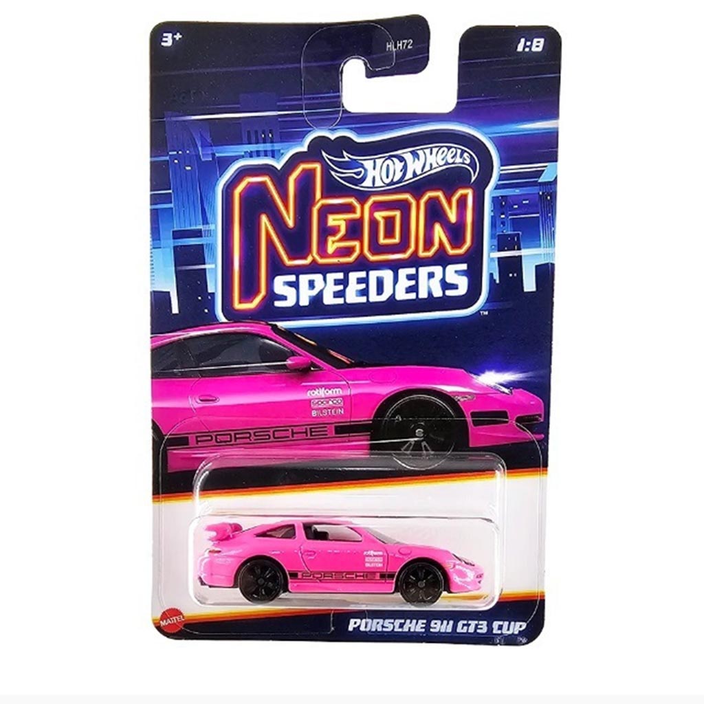 Hot Wheels Neon Speeders Porsche Gt Cup Kisaut Mattel