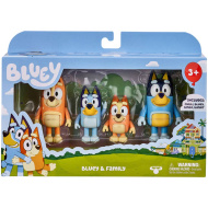 Bluey: Családi figuraszett 4db karakter figurával