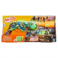 Nerf: Zombie Driller szivacslövő fegyver 16 tölténnyel - Hasbro