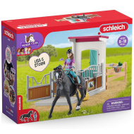 Schleich: Horse Club - Lisa és Storm lovas box játékszett