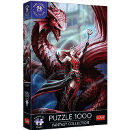 Anne Stokes: Skarlátvörös 1000db-os prémium plusz puzzle - Trefl