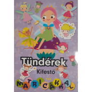 Tündérek kifestő matricákkal