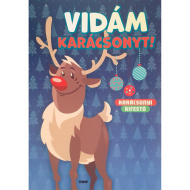 Vidám karácsony kifestő