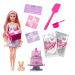 Barbie: Party Reveal meglepetés baba Francia buldog kutyussal - Mattel