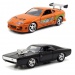 Halálos iramban: Twin Pack Dodge Charger R/T és Toyota Supra fém járgányok dupla csomag 1/32 - Simba Toys