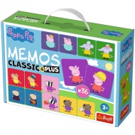 Peppa malac Classic &amp; Plus memória játék 36db-os - Trefl