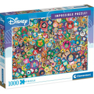 Disney szereplők 1000db-os lehetetlen puzzle - Clementoni