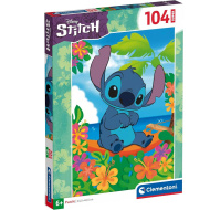 Disney Stitch nyaraláson 104db-os Super puzzle - Clementoni