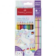 Faber-Castell: Grip Unikornis színes ceruza szett 10+3 db pasztell színnel