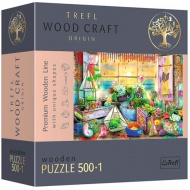 Wood Craft: Tengerparti nyaralóház fa puzzle 500+1db-os - Trefl