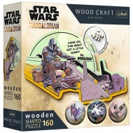 Wood Craft: Star Wars - Mandalorián 160 db-os prémium fa puzzle - Trefl