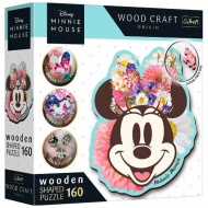 Wood Craft: Disney - Stílusos Minnie egér 160 db-os prémium fa puzzle - Trefl