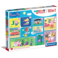 Peppa malac 10az1-ben puzzle szett - Clementoni