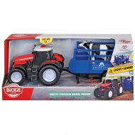 Fendt Farm állatszállító traktor utánfutóval 26cm - Dickie Toys