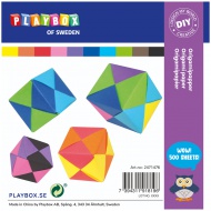 PlayBox: Origami papír 500 db-os szett 15x15cm