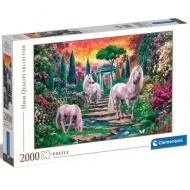 Unikornisok kertje HQC puzzle 2000db-os - Clementoni