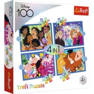 Boldog Disney családok 4az1-ben puzzle - Trefl