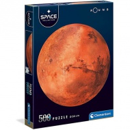 Space Collection: Mars kerek 500db-os puzzle - Clementoni