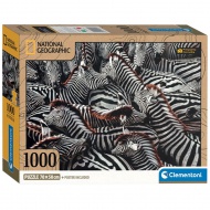 National Geographic - Zebrák 1000 db-os puzzle - Clementoni