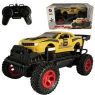 RC Off-Road távirányítós sárga Camaro fénnyel 27 MHz 29cm 1/14-es méretarány