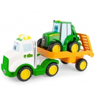 Tomy: John Deere farm szett traktorral, fénnyel és hanggal