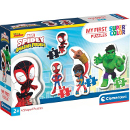 MyFirst Puzzle: 4 az 1-ben Spidey és barátai Supercolor puzzle - Clementoni