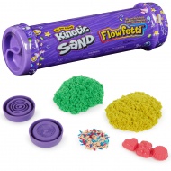 Kinetic Sand: Flowfetti meglepetés homokgyurma csőben 113g