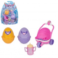 Hatchimals Alive! Hatch N'Stroll meglepetés figura szett tojásban, babakocsival