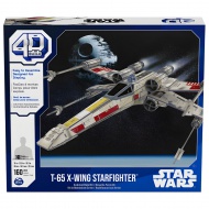 Star Wars: T-65 X-wing Starfighter űrhajó 4D 160db-os puzzle - Spin Master