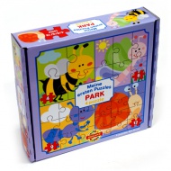 Az első puzzle-öm: Kerti apróságok 4 az 1-ben baby puzzle