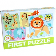 Bébiállatos Bébipuzzle - D-Toys