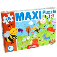 Maxi puzzle a rét állataival - D-Toys