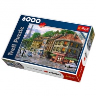 Párizs utcái 6000 db-os puzzle - Trefl