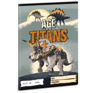 Ars Una: Age of the Titans dinoszauruszos sima füzet A/5 20-32