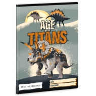 Ars Una: Age of the Titans dinoszauruszos kockás füzet A/5 27-32