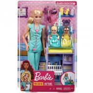 Barbie Lehetsz Bármi: Gyermekorvos babaszett - Mattel