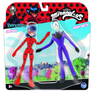 Bend-ems Miraculus figura szett 2 db-os, Ladybug vs. Hawk Moth