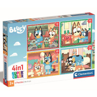 Bluey 4 az 1-ben 12, 16, 20 és 24db-os puzzle - Clementoni