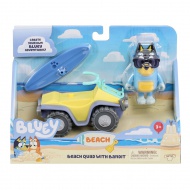 Bluey: Beach Quad játékszett Bandit figurával