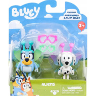 Bluey űrlények: Bluey és Chloe figura szett