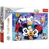 Boldog Disney mesehősök 100 db-os puzzle - Trefl