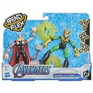 Bosszúállók Bend and Flex Thor vs. Loki figura szett - Hasbro