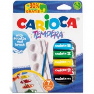 Tubusos tempera készlet 7x10ml - Carioca