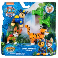 Mancs Őrjárat Jungle Pups: Chase,Tracker és tigris figura szett - Spin Master