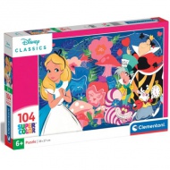 Disney: Klasszikus Alice csodaországban104db-os puzzle - Clementoni