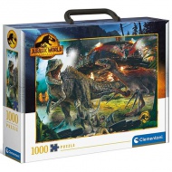 Jurassic World: Világuralom 1000db-os puzzle bőröndben - Clementoni