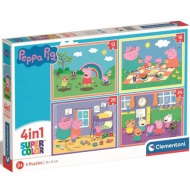 Peppa malac 4 az 1-ben 12-16-20-24db-os puzzle - Clementoni