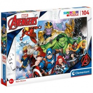 Marvel Bosszúállók Supercolor 104db-os puzzle - Clementoni