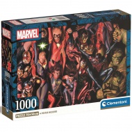 Marvel hősök 1000db-os Compact puzzle 70x50cm - Clementoni