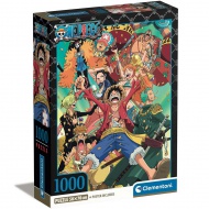 One Piece anime 1000db-os compact puzzle 50x70cm - Clementoni